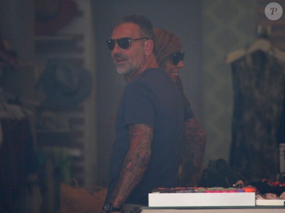 Christian Audigier et Cathy Guetta font du shopping le 24 mars 2012 à Miami