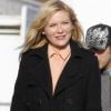 Kirsten Dunst sur le tournage d'un film inconnu à Los Angeles, le 26 mars 2012.