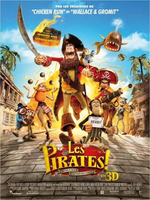 L'affiche du film Les Pirates ! Bons à rien, mauvais en tout