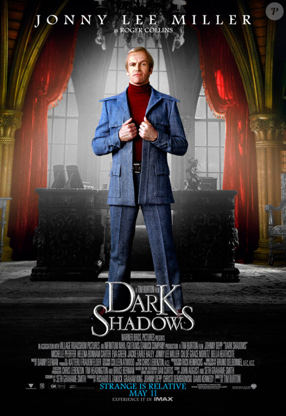 Johnny Lee Miller dans Dark Shadows de Tim Burton.