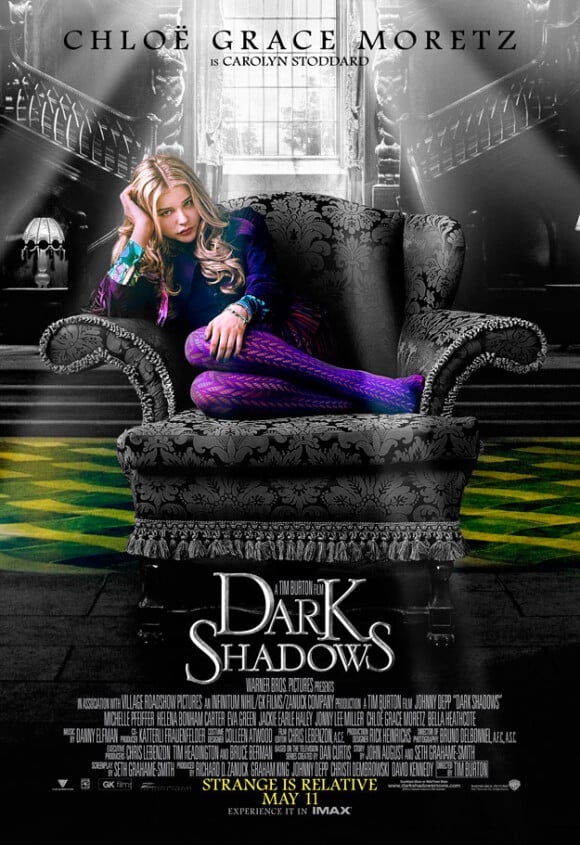 Chloë Grace Moretz dans Dark Shadows de Tim Burton.