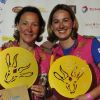 Carole Montillet et Julie Verdaguer grandes gagnantes du Rallye des Gazelles 2012, le 31 mars 2012