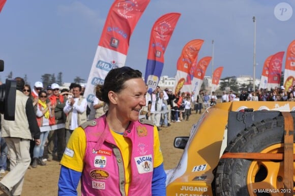 Carole Montillet, gagnante du Rallye des Gazelles 2012