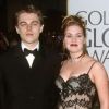 Leonardo DiCaprio et Kate Winslet lors des Golden Globes en 2008