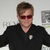 Elton John lors du dîner après le concert Revlon 2012 organisé par le Rainforest Fund, le 3 avril 2012 à New York