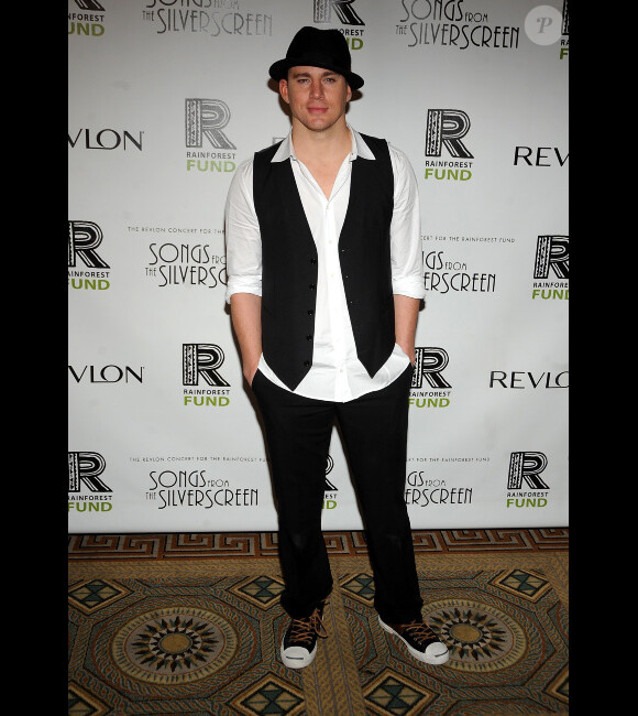 Channing Tatum lors du dîner après le concert Revlon 2012 organisé par le Rainforest Fund, le 3 avril 2012 à New York