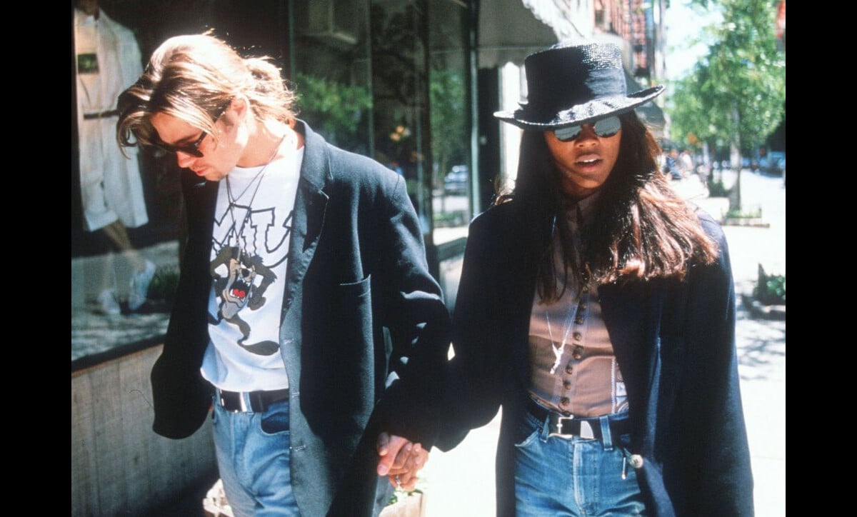 Photo Robin Givens et Brad Pitt Purepeople