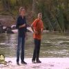 Denis Brogniart et Patrick dans Koh Lanta, la revanche des héros, le 6 avril 2012 sur TF1