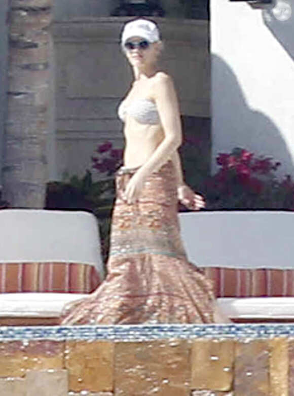Gwen Stefani à Cabo San Lucas, au Mexique. Avril 2012