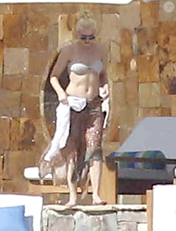 Gwen Stefani à Cabo San Lucas, au Mexique. Avril 2012