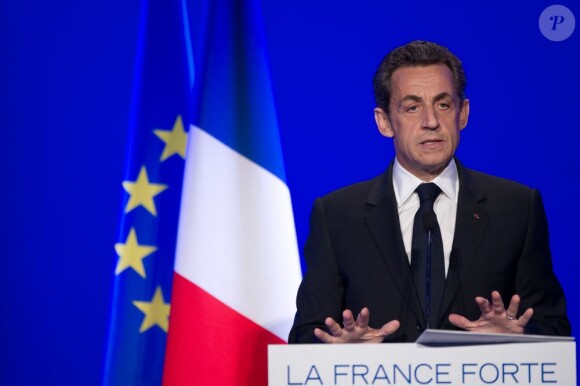 Nicolas Sarkozy le 5 avril 2012.