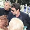 Patrick Bruel arrive au Pavillon Gabriel pour l'enregistrement de l'émission Vivement Dimanche à Paris le 11 avril 2012