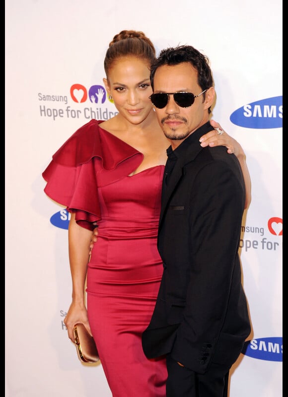Jennifer Lopez et Marc Anthony, en juin 2011.