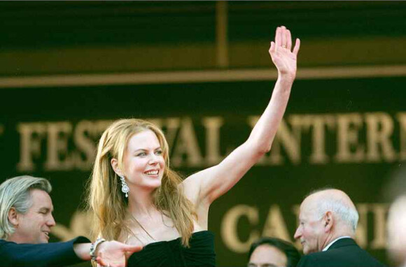 Nicole Kidman au festival de Cannes 2001, lors de la présentation de Moulin Rouge ! de Baz Luhrman.