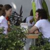 Leighton Meester et son nouveau petit ami Aaron Himelstein profitent de vacances à Rio, au Brésil, le 14 avril 2012