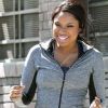 Jennifer Hudson tourne une publicité pour Weight Watchers à Los Angeles le 15 avril 2012