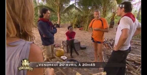 Les rouges dans Koh Lanta, vendredi 20 avril 2012 sur TF1