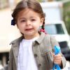 Tabitha, l'une des jumelles de Sarah Jessica Parker, est très lookée sur le chemin de l'école à New York le 24 avril 2012