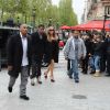 Mariah Carey et Nick Cannon sont à Paris pour célébrer leur quatrième anniversaire de mariage, le 27 avril 2012.