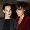 Inès de la Fressange et sa fille Nine, en septembre 2011 à Paris