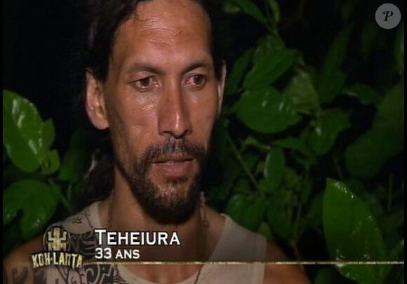 Teheiura, candidat de Koh Lanta : La Revanche des Héros, sur TF1.