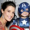 Cobie Smulders lors de l'avant-première à New York dans le cadre du festival de Tribeca du film Avengers, le 28 avril 2012
