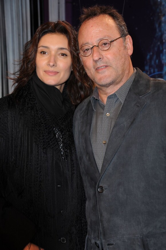 Jean Reno et sa femme Zofia le 31 mars 2012 à Paris
