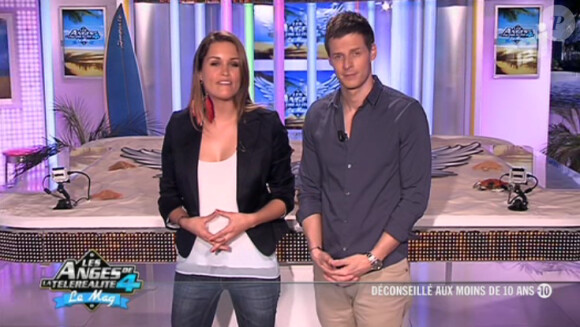 Jeny et Matthieu dans Les Anges de la télé-réalité 4 - Le Mag, le 4 mai 2012 sur NRJ12