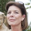 Caroline de Monaco visite le salon Rêveries sur les jardins, à Monaco. Samedi 5 mai 2012