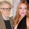 Woody Allen à Rome et Lindsay Lohan à Washington, en avril 2012.