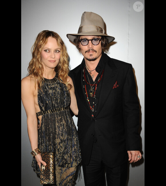 Johnny Depp et Vanessa Paradis en mai 2010 à Cannes