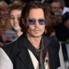 Johnny Depp lors de l'avant-première à Londres du film Dark Shadows le 9 mai 2012