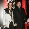 Johnny Depp et Tim Burton lors de l'avant-première à Londres du film Dark Shadows le 9 mai 2012