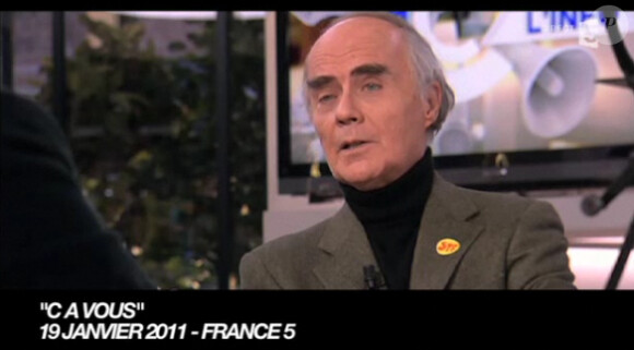Alessandra Sublet reçoit Jean-Claude Delarue dans C à vous sur France 5 le 19 janvier 2010