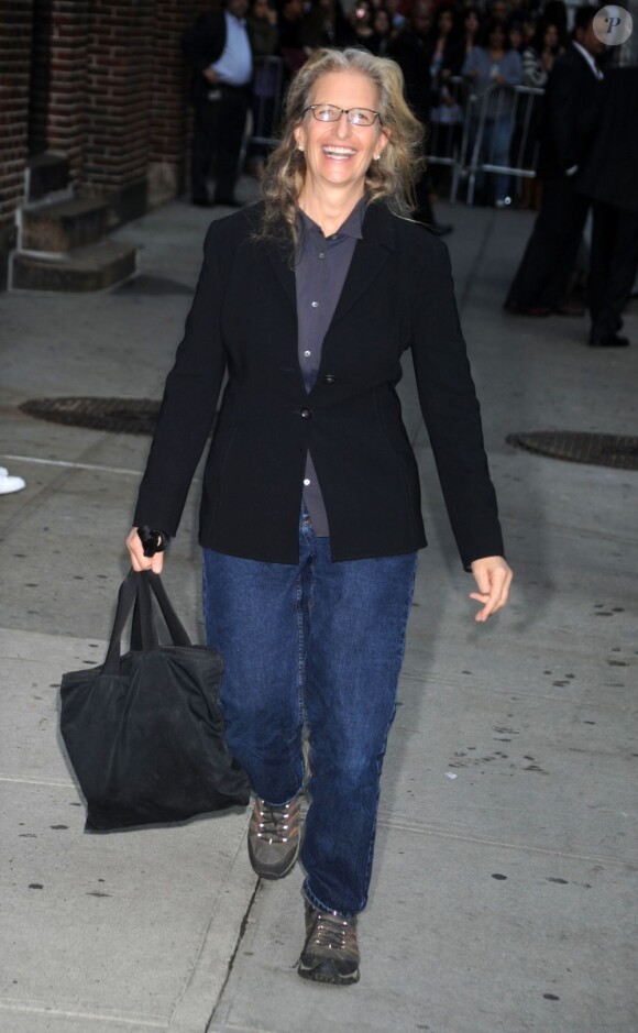 La photographe Annie Leibovitz à New York, le 8 novembre 2011.