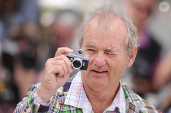 Bill Murray lors du photocall du film Moonrise Kingdom le 16 mai 2012 au festival de Cannes