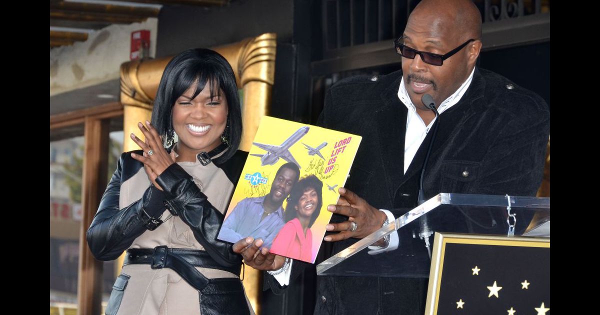 Marvin Winans lors de la cérémonie de dévoilement de l'étoile de son