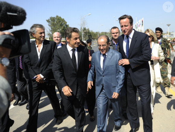 Bernard-Henri Lévy en Libye en septembre 2011