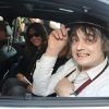 Pete Doherty surpris à Cannes, dans une voiture, en compagnie de Karole Rocher, le dimanche 20 mai 2012.