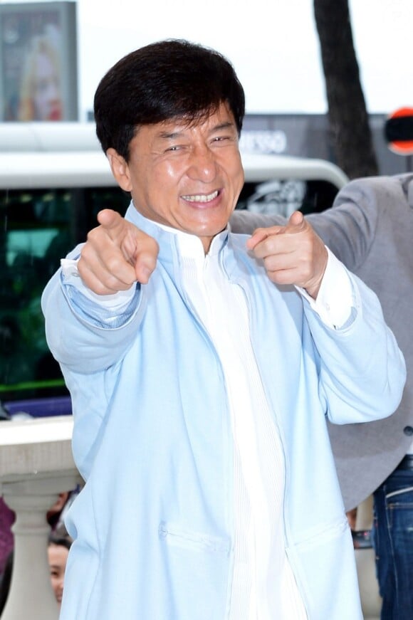 Jackie Chan au Festival de Cannes le 18 mai 2012