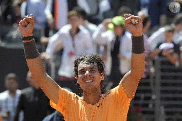 Rafael Nadal le 21 mai 2012 à Rome