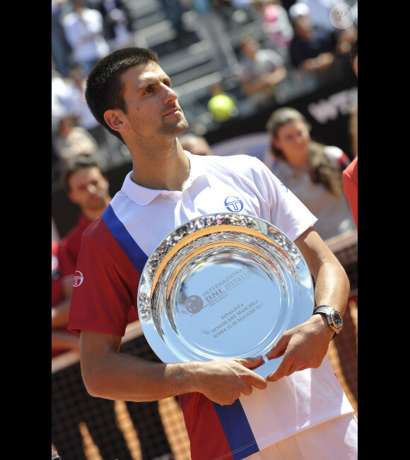 Novak Djokovic le 21 mai 2012 à Rome