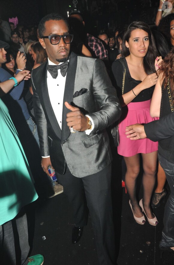 P. Diddy lors du concert de Rick Ross au Gotha Club à Cannes le 21 mai 2012