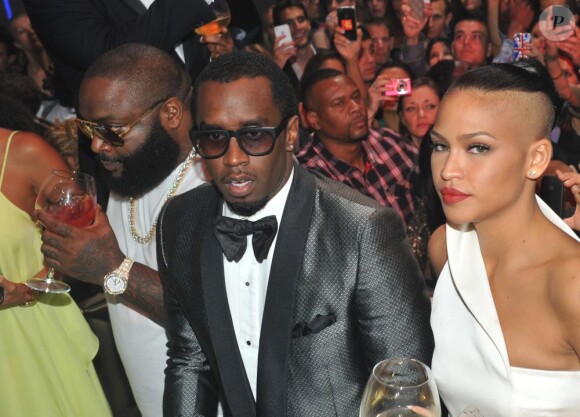 P. Diddy et sa chérie Cassie lors du concert de Rick Ross au Gotha Club à Cannes le 21 mai 2012