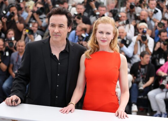 John Cusack et Nicole Kidman lors du photocall de Paperboy, à Cannes le 24 mai 2012.