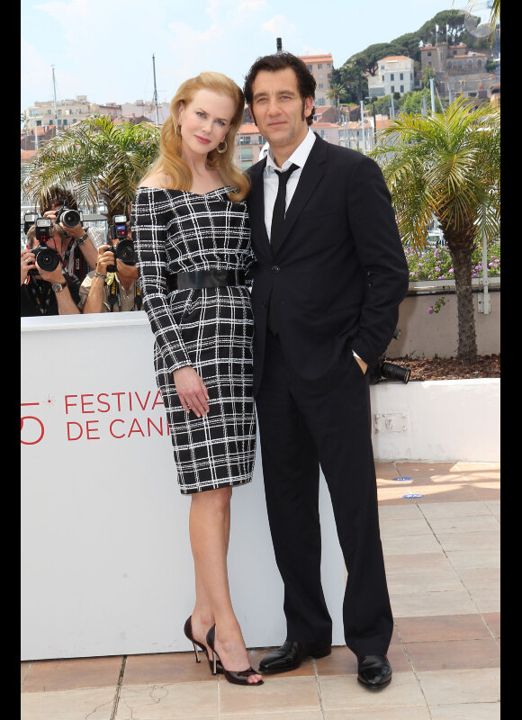 Nicole Kidman et Clive Owen lors du photocall de Hewingway & Gellhorn, au Festival de Cannes le 25 mai 2012.