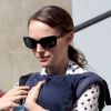 Natalie Portman et son fils Aleph, à Los Angeles, en mars 2012.