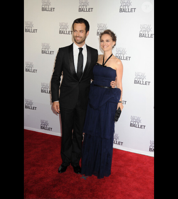 Natalie Portman et Benjamin Millepied, à New York, en mai 2012.