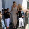 Heidi Klum vient chercher ses enfants à leur cours de Karate. Los Angeles, le 26 mai 2012.