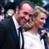 Jean Dujardin et Alexandra Lamy lors de la montée des marches de la cérémonie de clôture, le 27 mai 2012 au Festival de Cannes.
